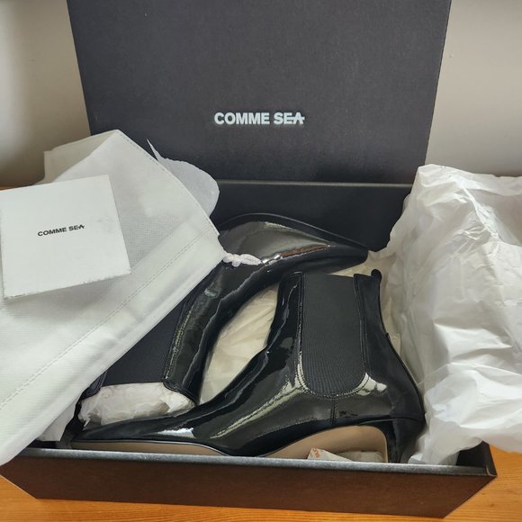 Patent Leather Ankle Boots - Picture 5 of 10